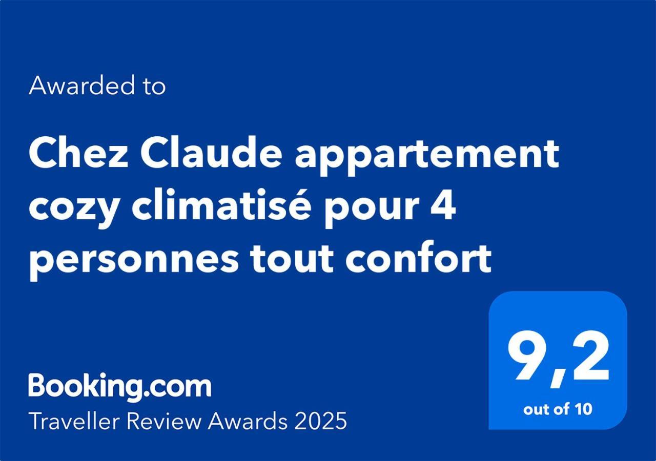 Appartement Chez Claude Cozy Climatise Pour 4 Personnes Confort